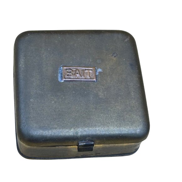 Brass Bait Boxes Worms Maggots Gorpcore Brass Antique trinket hinged nestle - Picture 6 of 13